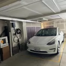 Tesla Car Installation Charger 1